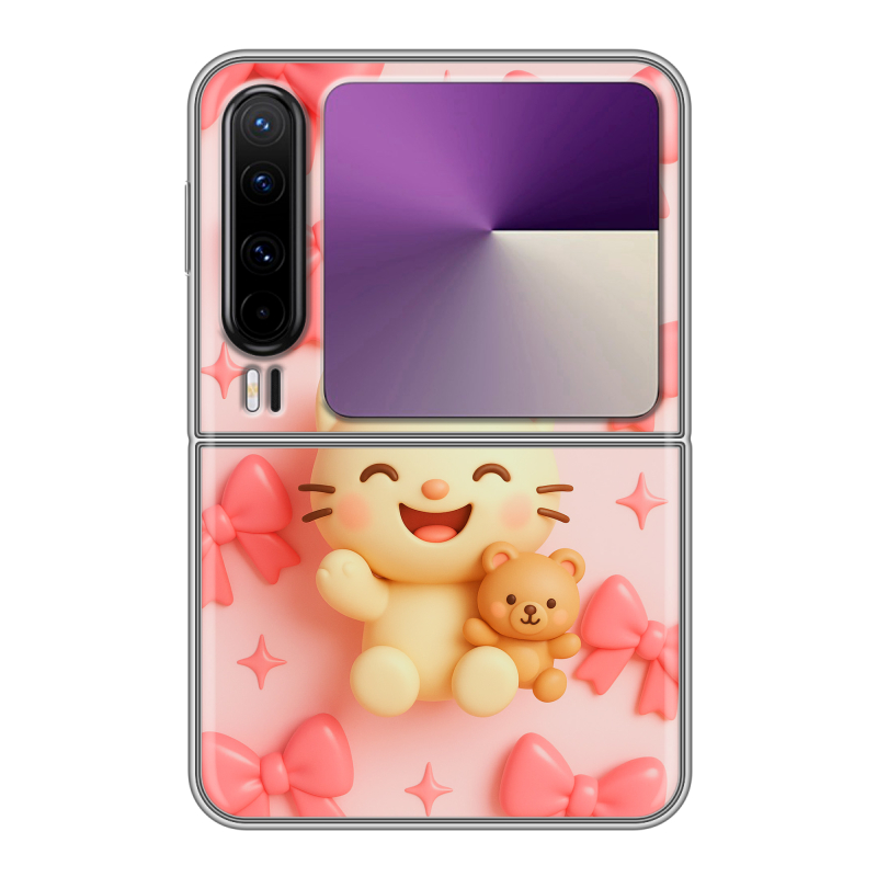 Пластиковый чехол на HUAWEI Pura X с принтом для девочек Пластиковый чехол на HUAWEI Pura X с принтом для девочек