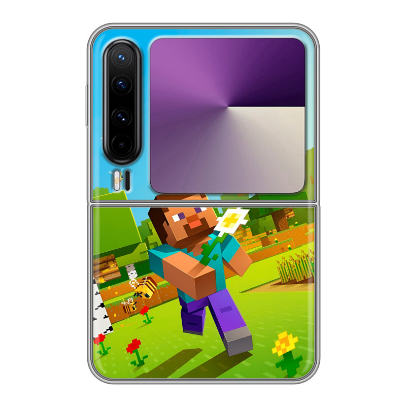 Пластиковый чехол на HUAWEI Pura X с принтом Майнкрафт Minecraft Пластиковый чехол на HUAWEI Pura X с принтом Майнкрафт Minecraft