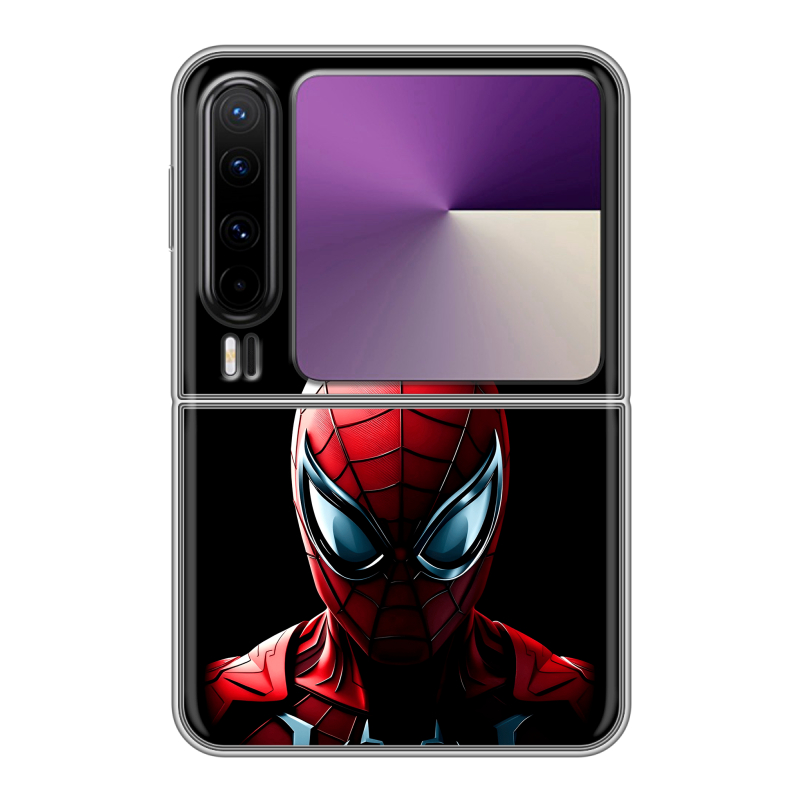 Пластиковый чехол на HUAWEI Pura X с принтом Spiderman Человек паук Пластиковый чехол на HUAWEI Pura X с принтом Spiderman Человек паук