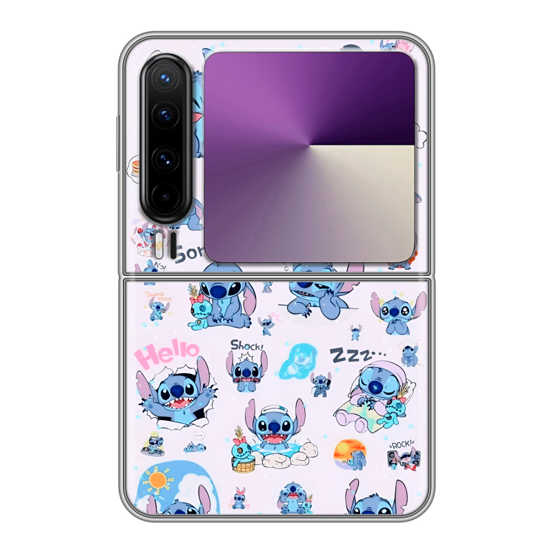 Пластиковый чехол на HUAWEI Pura X с принтом Лило и Стич Пластиковый чехол на HUAWEI Pura X с принтом Лило и Стич
