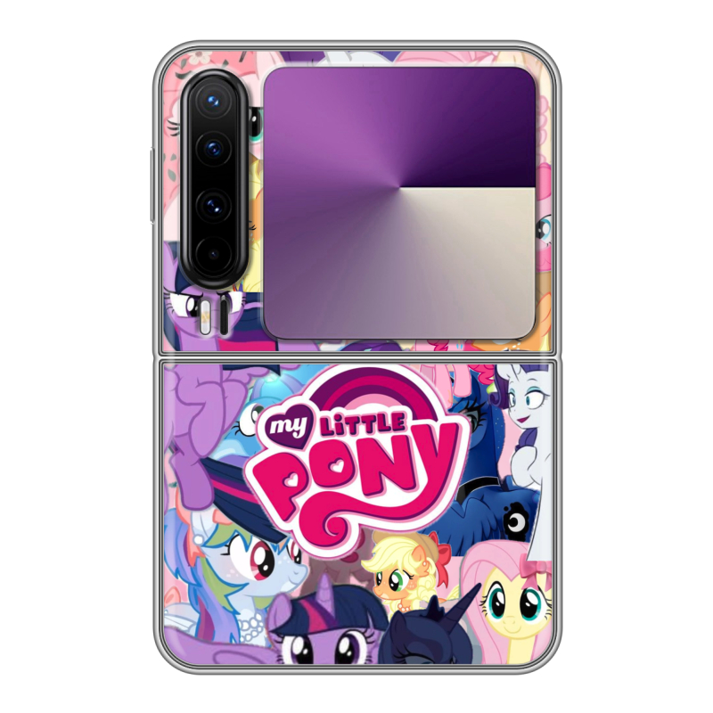 Пластиковый чехол на HUAWEI Pura X с принтом My little pony Дружба чудо Пластиковый чехол на HUAWEI Pura X с принтом My little pony Дружба чудо