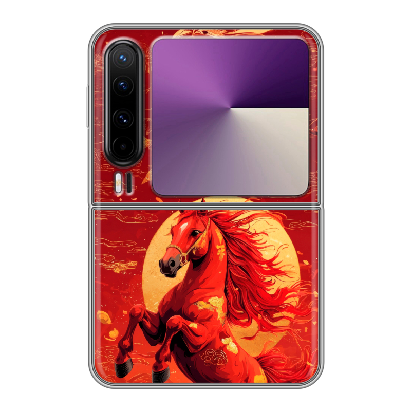 Пластиковый чехол на HUAWEI Pura X с принтом Новый год Пластиковый чехол на HUAWEI Pura X с принтом Новый год
