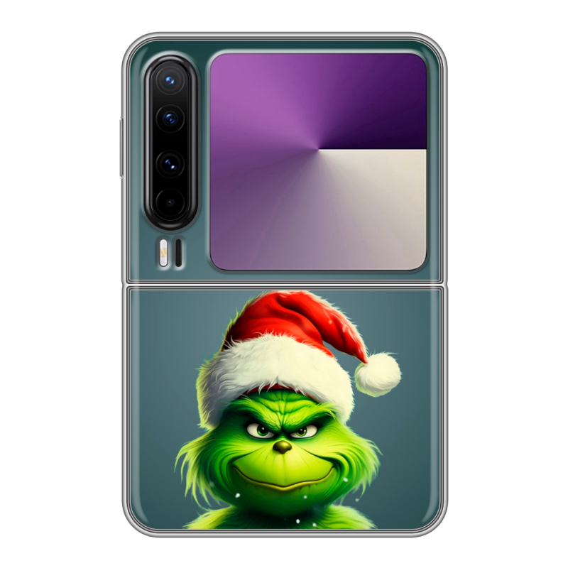 Пластиковый чехол на HUAWEI Pura X с принтом Новый год Пластиковый чехол на HUAWEI Pura X с принтом Новый год