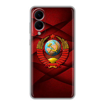 Силиконовый чехол на Samsung Galaxy S25 Edge с принтом Герб СССР Силиконовый чехол на Samsung Galaxy S25 Edge с принтом Герб СССР