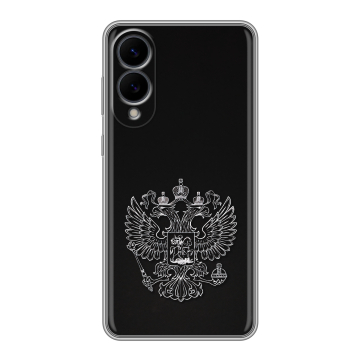Силиконовый чехол на Samsung Galaxy S25 Edge с принтом Герб России Силиконовый чехол на Samsung Galaxy S25 Edge с принтом Герб России