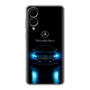 Силиконовый чехол на Samsung Galaxy S25 Edge с принтом Mercedes Мерседес Силиконовый чехол на Samsung Galaxy S25 Edge с принтом Mercedes Мерседес