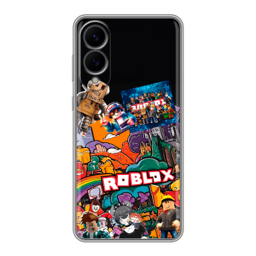 Силиконовый чехол на Samsung Galaxy S25 Edge с принтом Roblox Роблокс Силиконовый чехол на Samsung Galaxy S25 Edge с принтом Roblox Роблокс