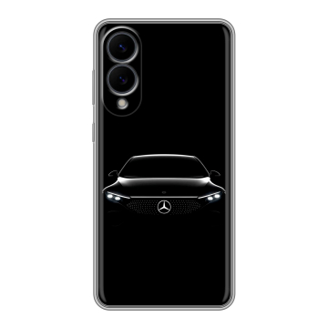 Силиконовый чехол на Samsung Galaxy S25 Edge с принтом Mercedes Мерседес Силиконовый чехол на Samsung Galaxy S25 Edge с принтом Mercedes Мерседес
