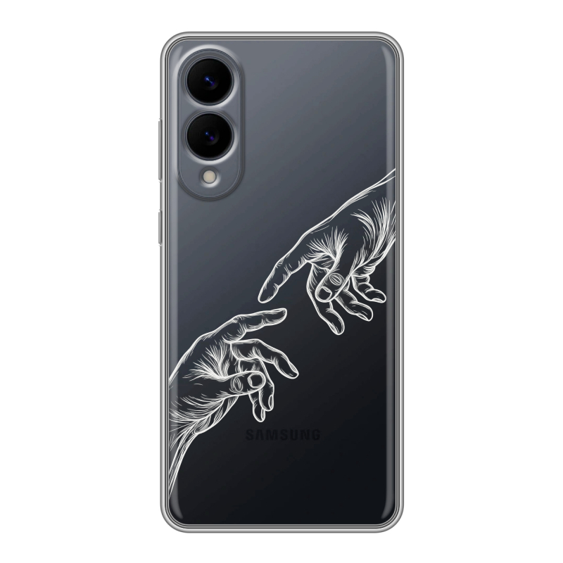 Силиконовый чехол на Samsung Galaxy S25 Edge с принтом Сотворение мира Силиконовый чехол на Samsung Galaxy S25 Edge с принтом Сотворение мира