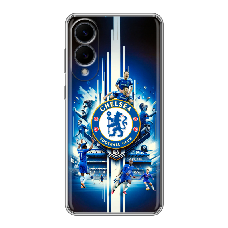 Силиконовый чехол на Samsung Galaxy S25 Edge с принтом Chelsea Челси Силиконовый чехол на Samsung Galaxy S25 Edge с принтом Chelsea Челси