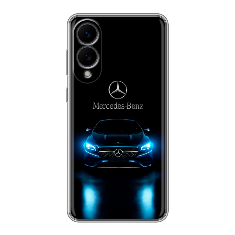 Силиконовый чехол на Samsung Galaxy S25 Edge с принтом Mercedes Мерседес Силиконовый чехол на Samsung Galaxy S25 Edge с принтом Mercedes Мерседес