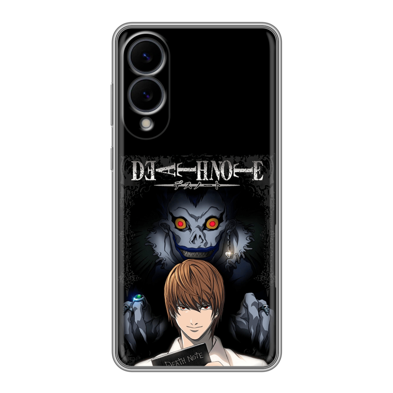 Силиконовый чехол на Samsung Galaxy S25 Edge с принтом Death note Тетрадь смерти Силиконовый чехол на Samsung Galaxy S25 Edge с принтом Death note Тетрадь смерти