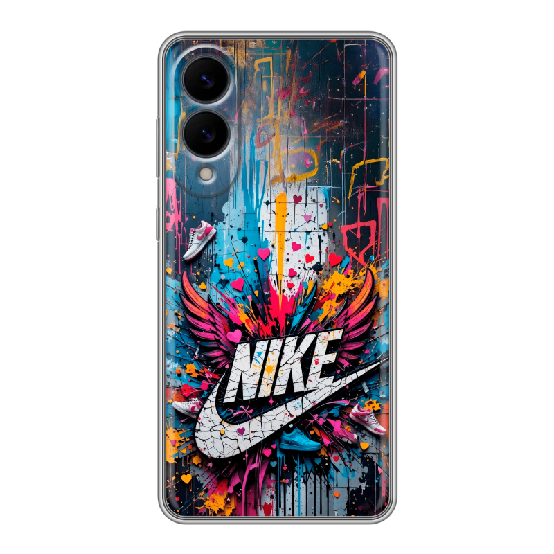 Силиконовый чехол на Samsung Galaxy S25 Edge с принтом Nike Найк Силиконовый чехол на Samsung Galaxy S25 Edge с принтом Nike Найк