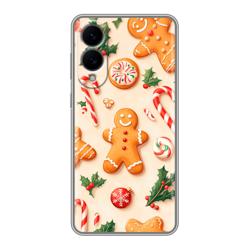 Силиконовый чехол на Samsung Galaxy S25 Edge с принтом Новый год Силиконовый чехол на Samsung Galaxy S25 Edge с принтом Новый год