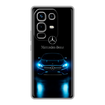 Силиконовый чехол на Infinix Note 50 4G с принтом Mercedes Мерседес Силиконовый чехол на Infinix Note 50 4G с принтом Mercedes Мерседес