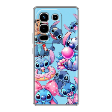 Силиконовый чехол на Infinix Note 50 4G с принтом Лило и Стич Силиконовый чехол на Infinix Note 50 4G с принтом Лило и Стич