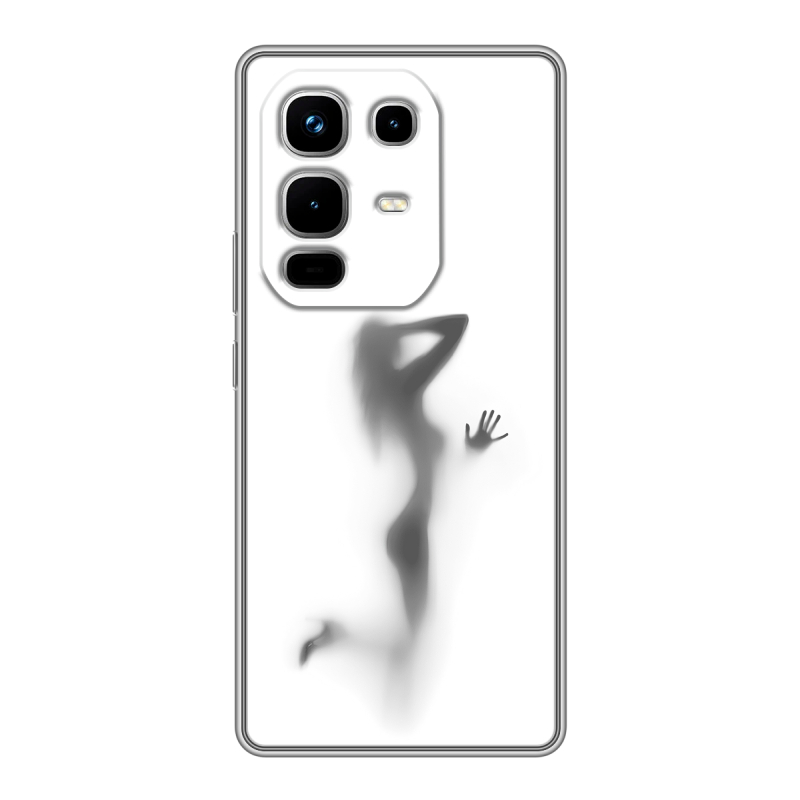 Силиконовый чехол на Infinix Note 50 4G с принтом Силуэт Силиконовый чехол на Infinix Note 50 4G с принтом Силуэт