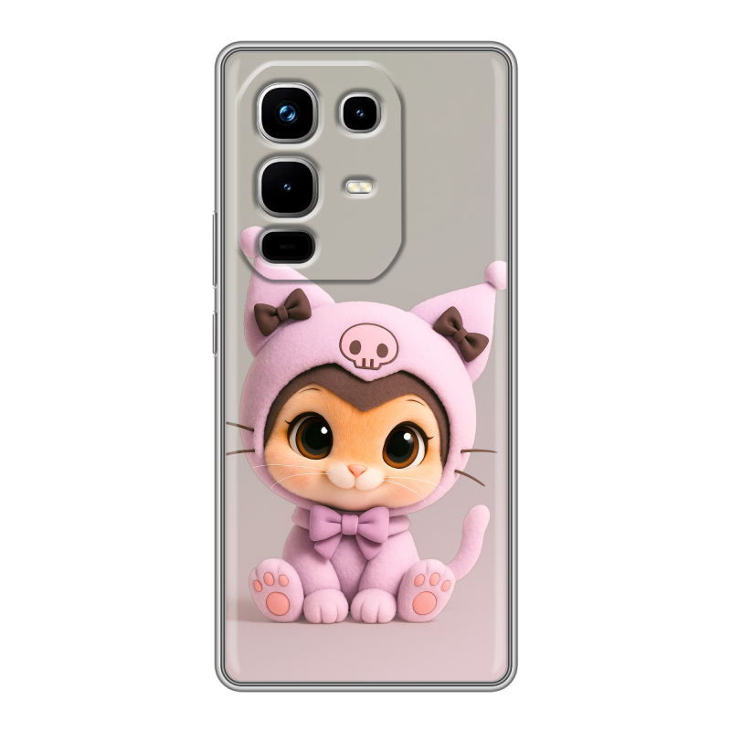 Силиконовый чехол на Infinix Note 50 4G с принтом Куроми Kuromi Силиконовый чехол на Infinix Note 50 4G с принтом Куроми Kuromi
