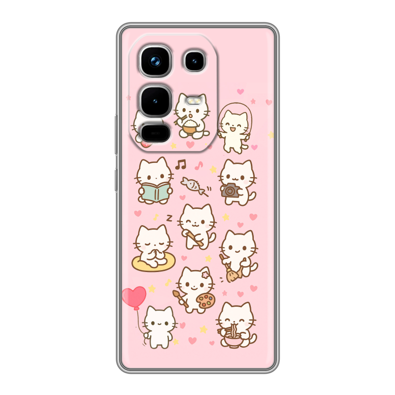 Силиконовый чехол на Infinix Note 50 4G с принтом Hello Kitty Хелоу Кити Силиконовый чехол на Infinix Note 50 4G с принтом Hello Kitty Хелоу Кити