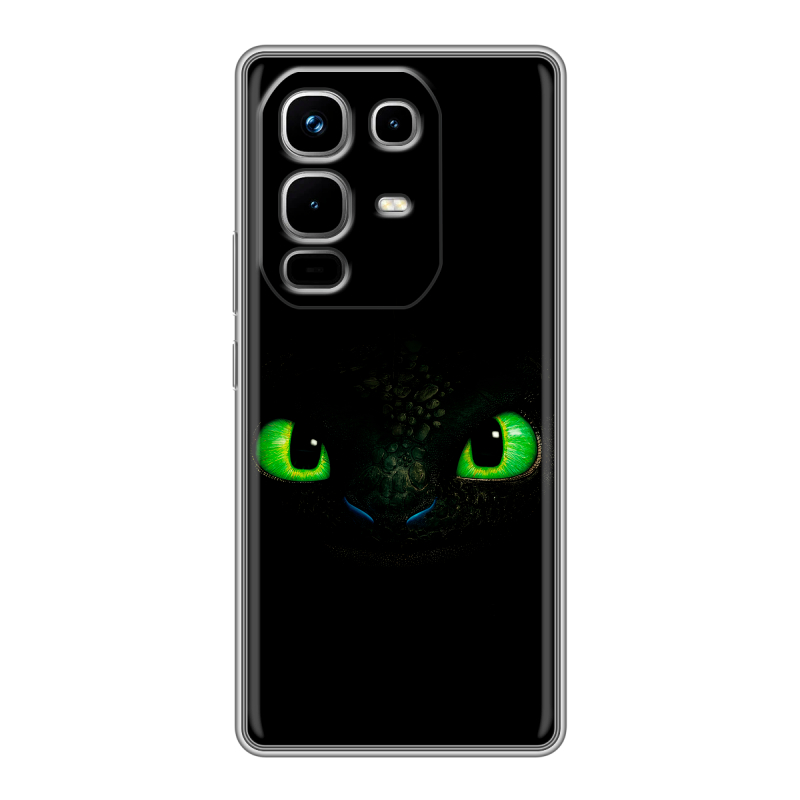 Силиконовый чехол на Infinix Note 50 4G с принтом Как приручить дракона Силиконовый чехол на Infinix Note 50 4G с принтом Как приручить дракона