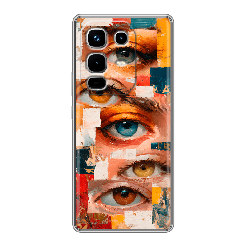 Силиконовый чехол на Infinix Note 50 4G с принтом Модный принт Силиконовый чехол на Infinix Note 50 4G с принтом Модный принт