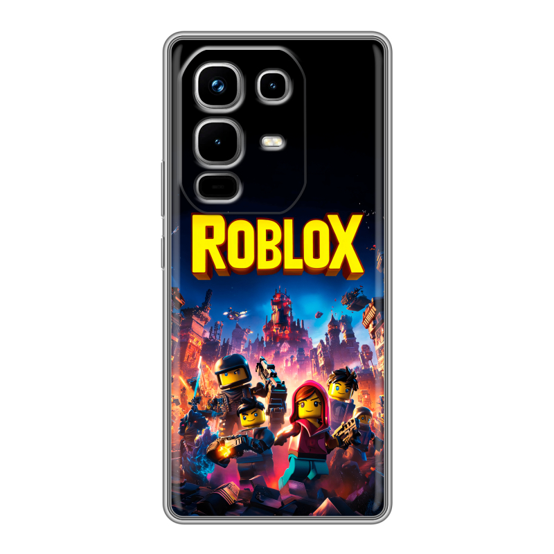 Силиконовый чехол на Infinix Note 50 4G с принтом Roblox Роблокс Силиконовый чехол на Infinix Note 50 4G с принтом Roblox Роблокс