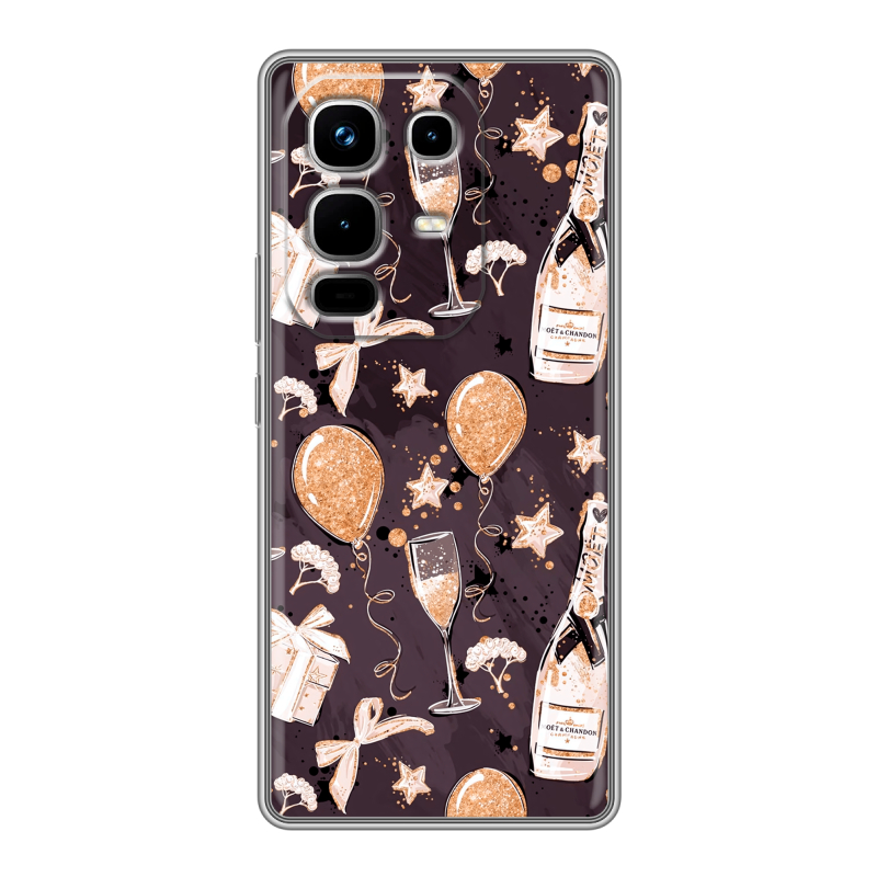 Силиконовый чехол на Infinix Note 50 4G с принтом Новый год Силиконовый чехол на Infinix Note 50 4G с принтом Новый год