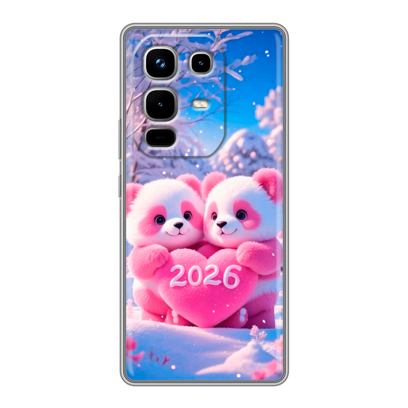 Силиконовый чехол на Infinix Note 50 4G с принтом Новый год Силиконовый чехол на Infinix Note 50 4G с принтом Новый год