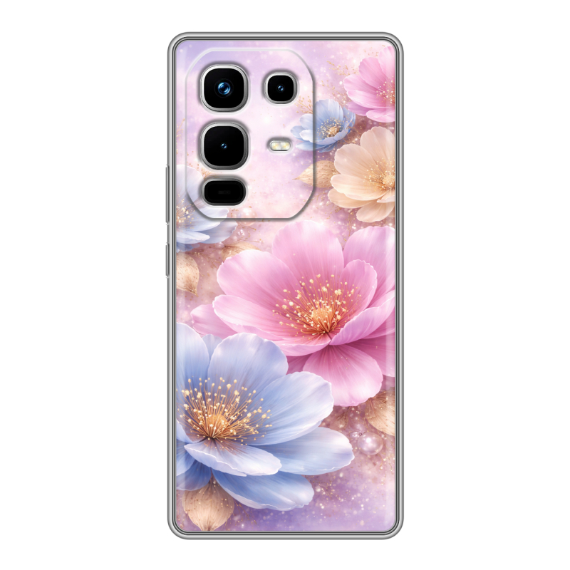 Силиконовый чехол на Infinix Note 50 4G с принтом женский Силиконовый чехол на Infinix Note 50 4G с принтом женский