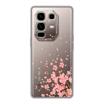 Силиконовый чехол на Infinix Note 50 Pro Plus с принтом Ветка сакуры Силиконовый чехол на Infinix Note 50 Pro Plus с принтом Ветка сакуры