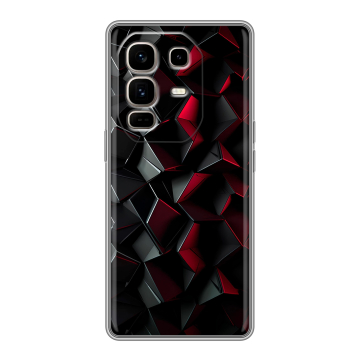 Силиконовый чехол на Infinix Note 50 Pro Plus с принтом Абстракция
