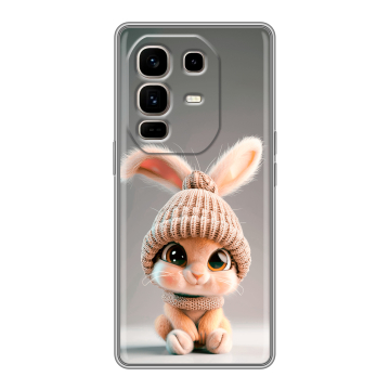 Силиконовый чехол на Infinix Note 50 Pro Plus с принтом Кролик Силиконовый чехол на Infinix Note 50 Pro Plus с принтом Кролик
