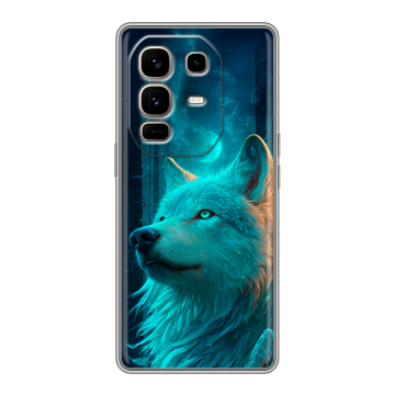Силиконовый чехол на Infinix Note 50 Pro Plus с принтом бабочки саккура Силиконовый чехол на Infinix Note 50 Pro Plus с принтом бабочки саккура