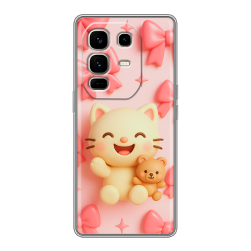 Силиконовый чехол на Infinix Note 50 Pro Plus с принтом для девочек Силиконовый чехол на Infinix Note 50 Pro Plus с принтом для девочек