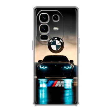 Силиконовый чехол на Infinix Note 50 Pro Plus с принтом БМВ BMW Силиконовый чехол на Infinix Note 50 Pro Plus с принтом БМВ BMW