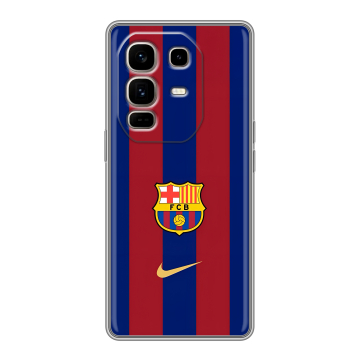 Силиконовый чехол на Infinix Note 50 Pro Plus с принтом Барселона Barcelona Силиконовый чехол на Infinix Note 50 Pro Plus с принтом Барселона Barcelona