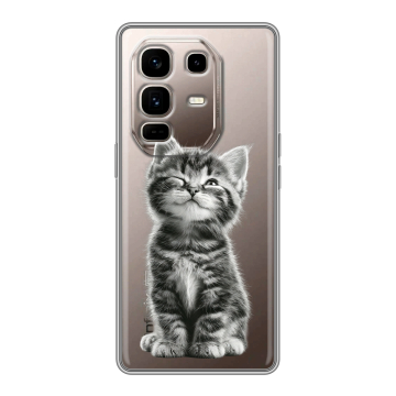 Силиконовый чехол на Infinix Note 50 Pro Plus с принтом Котенок Силиконовый чехол на Infinix Note 50 Pro Plus с принтом Котенок