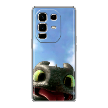 Силиконовый чехол на Infinix Note 50 Pro Plus с принтом Как приручить дракона Силиконовый чехол на Infinix Note 50 Pro Plus с принтом Как приручить дракона
