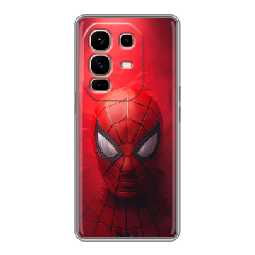 Силиконовый чехол на Infinix Note 50 Pro Plus с принтом Spiderman Человек паук