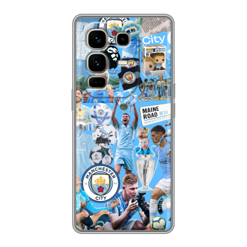 Силиконовый чехол на Infinix Note 50 Pro Plus с принтом Man City Манчестер Сити Силиконовый чехол на Infinix Note 50 Pro Plus с принтом Man City Манчестер Сити