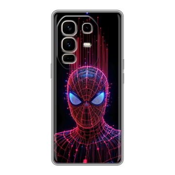 Силиконовый чехол на Infinix Note 50 Pro Plus с принтом Spiderman Человек паук Силиконовый чехол на Infinix Note 50 Pro Plus с принтом Spiderman Человек паук