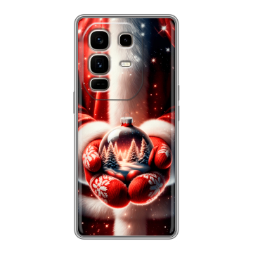 Силиконовый чехол на Infinix Note 50 Pro Plus с принтом Новый год Силиконовый чехол на Infinix Note 50 Pro Plus с принтом Новый год