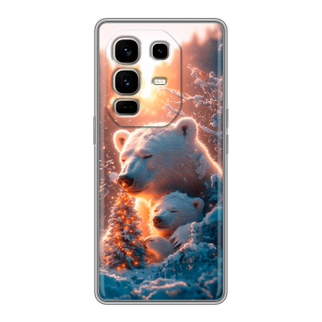 Силиконовый чехол на Infinix Note 50 Pro Plus с принтом Новый год Силиконовый чехол на Infinix Note 50 Pro Plus с принтом Новый год
