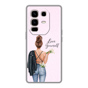 Силиконовый чехол на Infinix Note 50 Pro Plus с принтом женский Силиконовый чехол на Infinix Note 50 Pro Plus с принтом женский