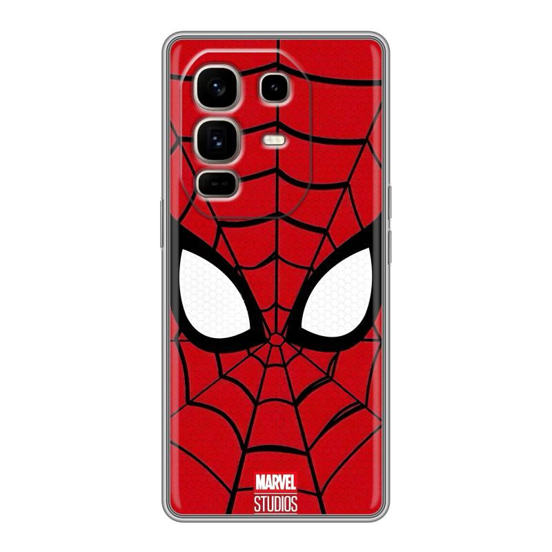 Силиконовый чехол на Infinix Note 50 Pro Plus с принтом человек паук spiderman Силиконовый чехол на Infinix Note 50 Pro Plus с принтом человек паук spiderman