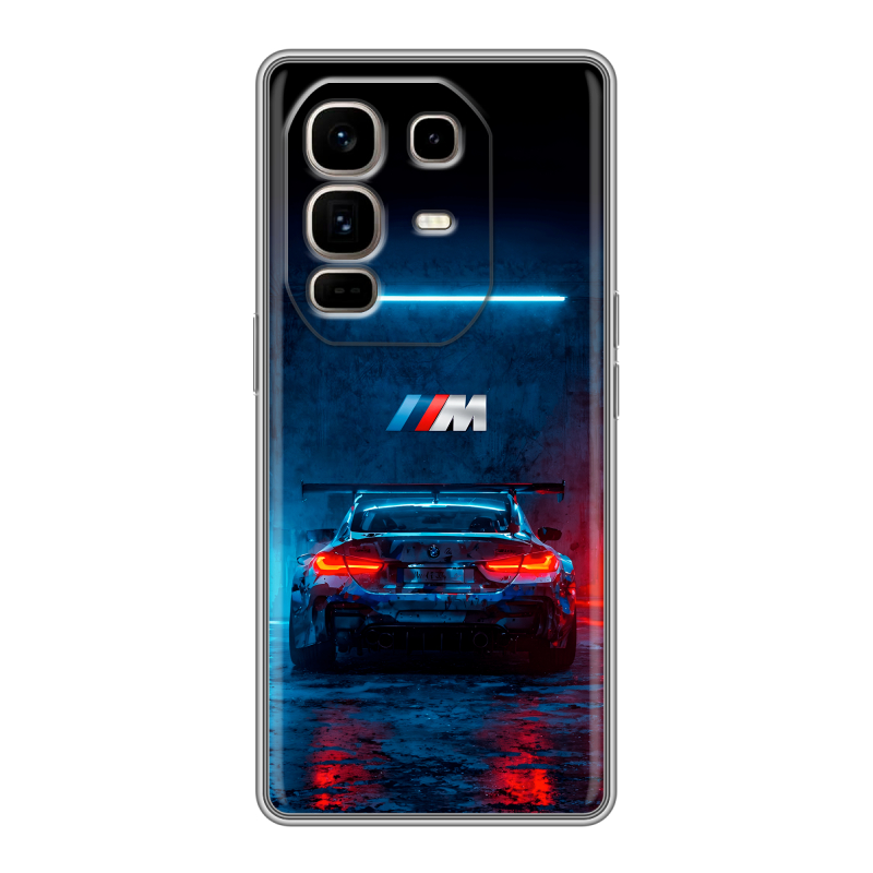 Силиконовый чехол на Infinix Note 50 Pro Plus с принтом BMW БМВ Силиконовый чехол на Infinix Note 50 Pro Plus с принтом BMW БМВ