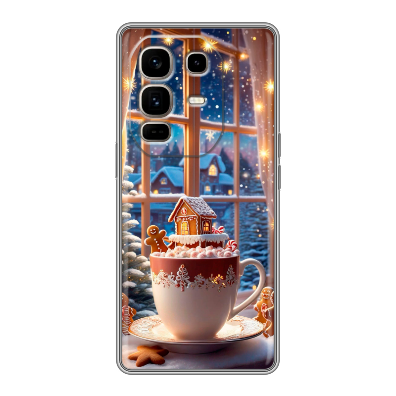 Силиконовый чехол на Infinix Note 50 Pro Plus с принтом Новый год Силиконовый чехол на Infinix Note 50 Pro Plus с принтом Новый год