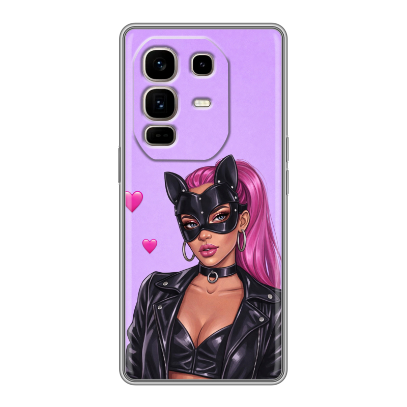 Силиконовый чехол на Infinix Note 50 Pro Plus с принтом женский Силиконовый чехол на Infinix Note 50 Pro Plus с принтом женский