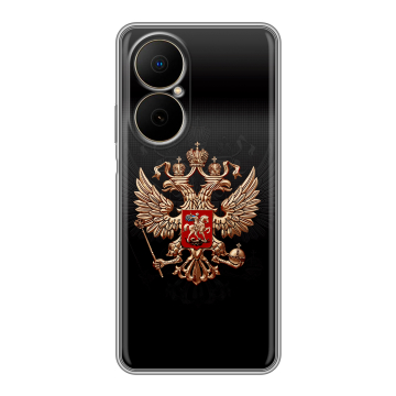 Силиконовый чехол на Huawei Nova Y73 с принтом Герб России Силиконовый чехол на Huawei Nova Y73 с принтом Герб России