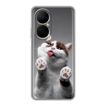 Силиконовый чехол на Huawei Nova Y73 с принтом Коты Силиконовый чехол на Huawei Nova Y73 с принтом Коты